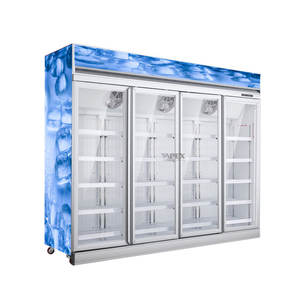 Équipement de réfrigération Prix d'usine Réfrigérateur congélateur vertical 4 portes <span class=keywords><strong>Sisplay</strong></span> Réfrigérateur commercial - Product Image 1