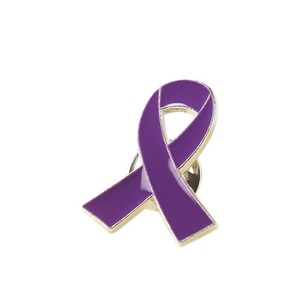Broche en alliage avec ruban et nœud blanc pour la sensibilisation, cadeau unisexe, accessoire de mode et bijoux - Product Image 5