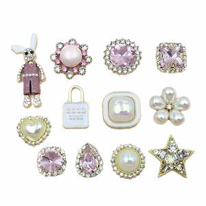 Nuovo arrivato Mix Styles Vintage rosa Alice Dream Cave scarpe modello ciondolo per spilla vestiti decorazione cucito album - Product Image 5