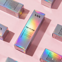 Fournisseur de boîtes en papier, emballage cadeau de luxe personnalisé en carton holographique, emballage cosmétique en papier, boîte d'emballage en papier