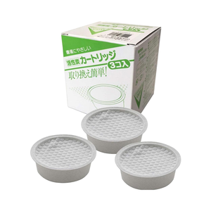 Ernest [dibuat di Cina] Cartridge karbon aktif kayu (sekitar 10 dosis) 3 cospset (panci minyak hanya untuk minyak 900) A-77201 - Product Image 1