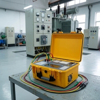 Testeur de résistance DC à écran tactile HVD-834 0,1-20A 10mΩ-1,5Ω Détecteur portable de résistance des enroulements de transformateur pour postes de transformation