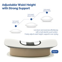 Appareil de massage électrique à traction lombaire Vibration réglable pour le soutien de la colonne vertébrale et du dos civière gonflable pour machine de massage