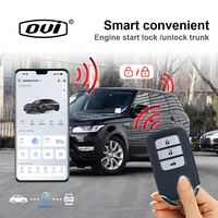 Kit de sécurité d'alarme de voiture à démarrage à distance avec clé numérique intelligente OVI, entrée sans clé, contrôle par application, plug and play pour Honda Civic 10e génération