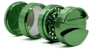 Meuleuse à fumée en métal 4 parties 75mm Logo personnalisé Meuleuse haute capacité Accessoires pour fumeurs 4407 - Product Image 3