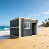 Maison préfabriquée isolée en laine de roche ignifuge et résistante aux intempéries FLKT, maison modulaire pliable, conteneur d'expédition pliable