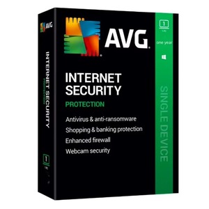 Yuexingxiang Software Antivirus AVG Internet Security 2022 per PC/Mac/Android/Linux, 1 Dispositivo/1 Anno, Codice Online, Protezione della Privacy - Product Image 1