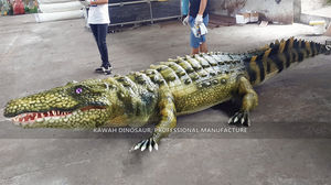 Modèle de <span class=keywords><strong>crocodile</strong></span> animatronique grandeur nature pour parc à thème, <span class=keywords><strong>crocodile</strong></span> qui marche dans le <span class=keywords><strong>zoo</strong></span> - Product Image 2