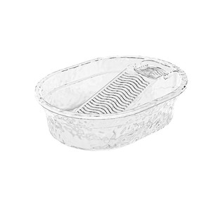 Transparent Plastic Laundry Basin With Washboard Large Size Thickened For Home Baby Student Dormitory Use - Product Image 3