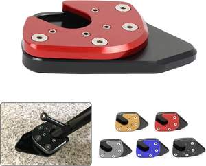 Almohadilla de Repuesto para Soporte Lateral de Motocicleta, Placa de Extensión para HONDA NC750X NC750 (Negra) - Product Image 4