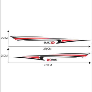 <span class=keywords><strong>Adesivi</strong></span> <span class=keywords><strong>per</strong></span> Portiere <span class=keywords><strong>Auto</strong></span>, Design con Grafiche <span class=keywords><strong>Grandi</strong></span>, Strisce Laterali <span class=keywords><strong>per</strong></span> <span class=keywords><strong>Auto</strong></span> da Corsa - Product Image 3