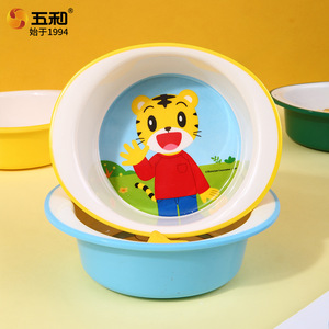 Wuhe Kids Cartoon Melamine Bowls Round Food Grade Drop Proof For Children Dining - Product Image 3