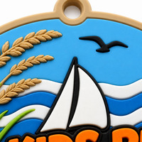 Médaille Personnalisée en PVC Souple 3D, Imprimée UV, Durable et Écologique, pour Événements Sportifs, Souvenir de Course, Promotion – Vente en Gros Populaire