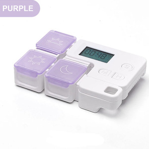 J & r Rất khuyên bạn nên kết hợp ngẫu nhiên miễn phí BPA <span class=keywords><strong>Pill</strong></span> trường hợp hẹn giờ hộp mini xách tay già <span class=keywords><strong>Pill</strong></span> Organizer nhắc nhở - Product Image 4