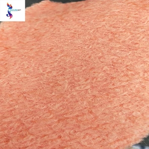 Len Melton Áo Khoác Mùa Đông Vải Chất Lượng Cao Looped Thiết Kế Dày Polyester Len/Polyester Dệt 57/58 "Tiêu Chuẩn 100 - Product Image 2