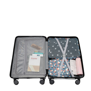 20 24 28 inç arabası bagaj 4 parça büyük bavullar tekerlekler ile genişletilebilir bavul kutulu araba takım bavul ve çanta seti - Product Image 6