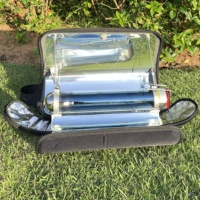 Ensemble de cuisinière solaire portable pour barbecue, four solaire idéal pour le camping et la cuisson des aliments en seulement 15 minutes