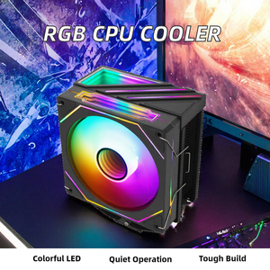 Nhanh chóng <span class=keywords><strong>RGB</strong></span> 6 nhiệt ống CPU Cooler với 120mm PWM Fan TDP 20dB argb Sync phổ khung cho LGA Bộ vi xử lý - Product Image 2