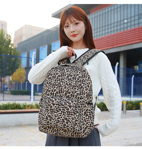 3-in-1 Combination Bag <b>Set</b> Large Capacity Student Backpack Leopard Print Student Schoolbag Pencil case <b>Lunch</b> Bag - Product Image 2