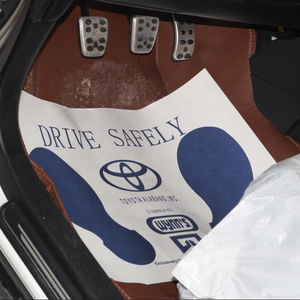 Customized Logo Print Disposable <strong>Paper</strong> <strong>Car</strong> Floor <strong>Mats</strong> for <strong>Car</strong> Paint and Repair - Product Image 2