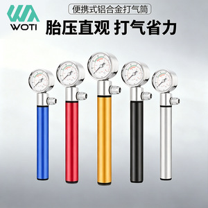 Bomba de Bicicleta de Aleación de Aluminio Yueli con Manómetro, Ligera y Portátil para Bicicletas de Carretera y Montaña - Product Image 2