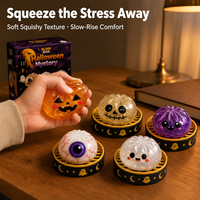 8,5 cm – Nouveauté originale et créative – Best-seller – Mignon et portable – Anti-stress – Fantôme d'Halloween – Squishies en polyuréthane
