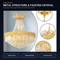 Lustres de luxe modernes nordiques sur mesure pour escaliers d'hôtel, décoration de mariage, luminaires suspendus en cristal doré pour salon, grands lustres pour plafonds hauts