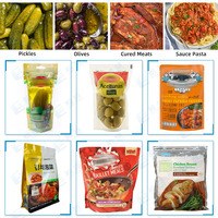 Machine à emballer entièrement automatique Doypack préfabriqué sac prêt repas chou mariné concombres marinés Kimchi