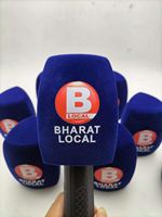 Pare-brise en mousse pour microphone à triangle carré personnalisable avec impression de logo et éponge pour pare-brise