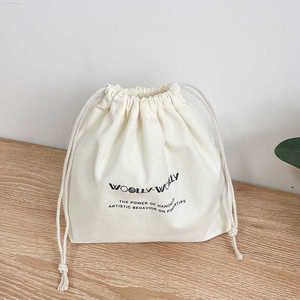 Bolsa Publicitaria de Lona de Algodón Personalizada de Alta Calidad con Patrón de Letras para Ropa, Zapatos y Calcetines, Material de Algodón Orgánico - Product Image 2