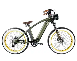 2023 New Arrival Golden Supplier Beach Cruiser Electric Bike