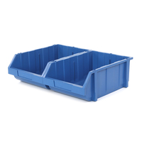 Boîtes de rangement multi-usages, boîtes empilables en PP durables avec porte-étiquettes pour les pièces de quincaillerie et automobiles