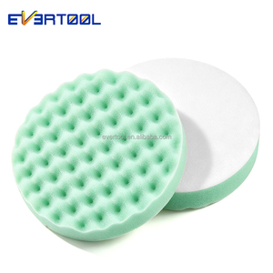 EVERTOOL Kit de cirage de voiture Tampons de <span class=keywords><strong>polissage</strong></span> Tampons de <span class=keywords><strong>polissage</strong></span> Bonnets Éponge et matériau en mousse Compatible avec la <span class=keywords><strong>perceuse</strong></span> - Product Image 2