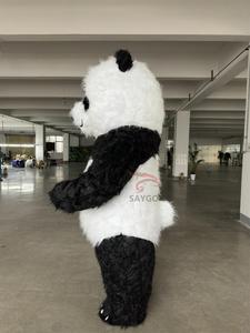 Costumes de tête de <span class=keywords><strong>panda</strong></span> <span class=keywords><strong>KungFu</strong></span> Costume de mascotte de <span class=keywords><strong>panda</strong></span> réaliste pour adultes, hommes et femmes - Product Image 3