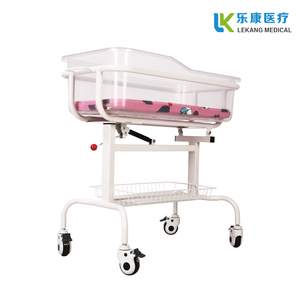 토사방지 디자인의 사일런트 휠과 수납 선반이 있는 스틸 헤비 듀티 유아 수송 카트-산후조리와 충족 - Product Image 4