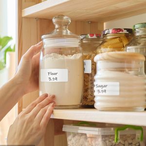 Self Adhesive Water Soluble Sticker Dissolvable <b>Labels</b> for <b>Kitchen</b> Restaurant Use Environmentally Friendly and Easy to Use - Product Image 1