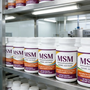 Cápsulas OEM ODM MSM 1000mg Metilsulfonilmetano, Suplemento para la Salud de las Articulaciones, Marca Privada, Suplementos Dietéticos - Product Image 5