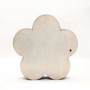 Lampe LED en bois Uionen avec motif floral, lapin et papillon, décoration créative pour bureau, ornement de table, artisanat pour la maison - Product Image 5