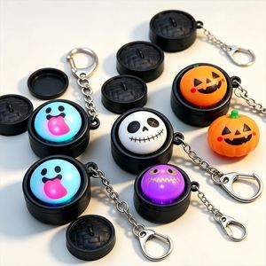 Llavero de Calabaza de Halloween Personalizado, Novedoso y Adorable, con Luz, Juguete Antiestrés, Accesorio para Colgar en Bolsos - Product Image 2