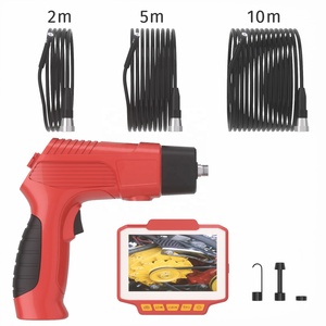 Caméra endoscopique portable à triple objectif 1MP, étanche IP67, 8 mm, avec écran 4,3 pouces, semi-rigide, 10 m, pour la détection industrielle des égouts - Product Image 6
