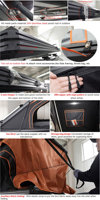 Tente de Toit Voiture Portable à Coque Rigide, Montage Facile et Ouverture Rapide, pour Camping, Off-road et Fourgon Aménagé