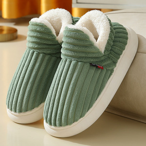 Ingrosso nuove scarpe da donna in cotone al coperto <span class=keywords><strong>per</strong></span> <span class=keywords><strong>casa</strong></span> invernale pantofole con suola spessa scarpe di cotone da <span class=keywords><strong>uomo</strong></span> calde e spesse - Product Image 2