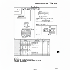 SMC Pneumatics Válvulas de control de válvula de potencia de Producto - Product Image 1