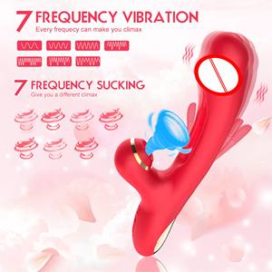 Juguete Sexual 3 en 1 para Mujeres, Estimulador de Punto G con 7 Frecuencias de Vibración, Vibrador, Dildo, Masturbador Femenino - Product Image 2