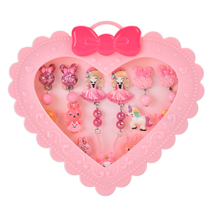 Jouets de maquillage pour filles, accessoires de déguisement pour poupées, animaux, boucles d'oreilles, fleurs, bagues - Product Image 4