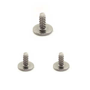 En stock : 3 rivets moletés en fer zingué <span class=keywords><strong>de</strong></span> 7 mm - Fixations texturées en acier galvanisé pour chaussures et articles en cuir - Product Image 4