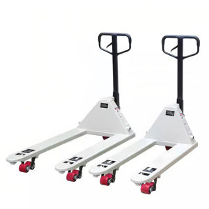 Truk palet tangan Manual 3T dengan tinggi garpu 80-200mm dan roda PU/nilon Tiongkok kapasitas 3000kg - Product Image 1