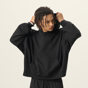 Mens quần áo nhà sản xuất Heavyweight 420g dạo phố Mens Hoodies Áo nỉ cộng với kích thước thả vai dày cần thiết Áo - Product Image 3