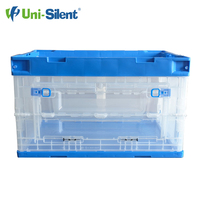 Youpin Uni — boîte de rangement en plastique, boîte de grande capacité, transparente, boîte pliable, empilable,