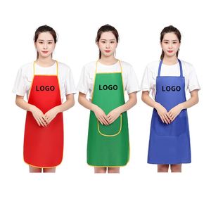 Custom <b>Apron</b> Waterproof Printing Logo Cooking Oxford <b>Kitchen</b> <b>Apron</b> for Promotion - Product Image 5